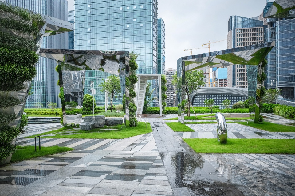 shenzhen shuibei jewelry art garden by loopstudio