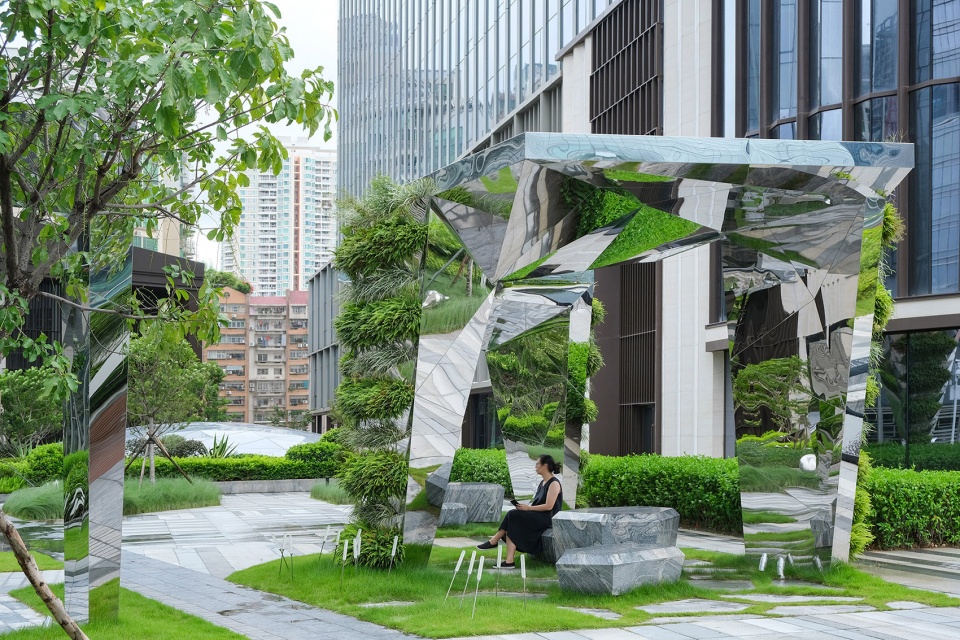 shenzhen shuibei jewelry art garden by loopstudio