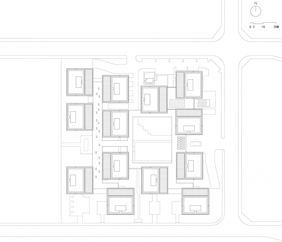 a collection of industrial office parks rich scenes in constructed order by gad