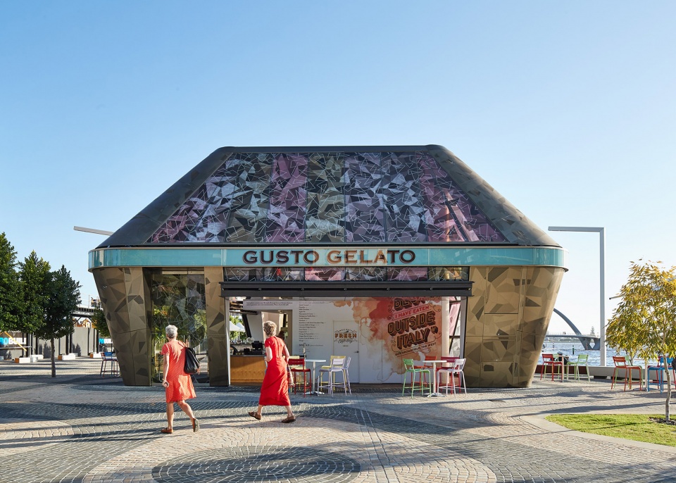 Elizabeth Quay Gelato Kiosk iph architects