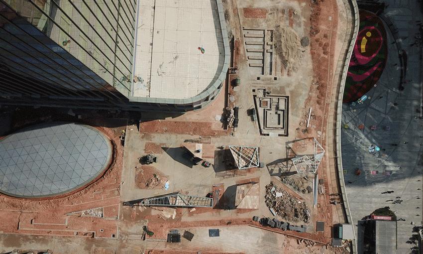shenzhen shuibei jewelry art garden by loopstudio