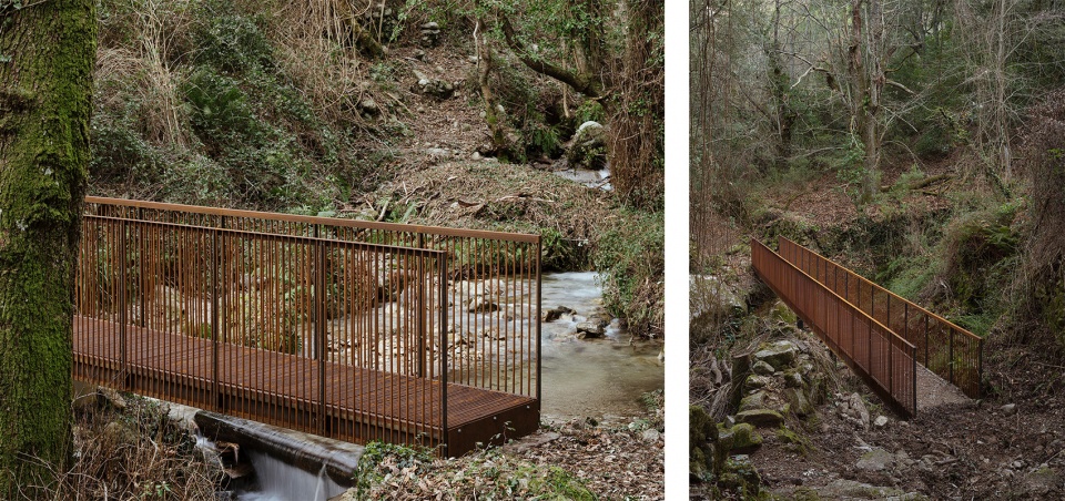 mare a mare trails footbridges by orma architettura