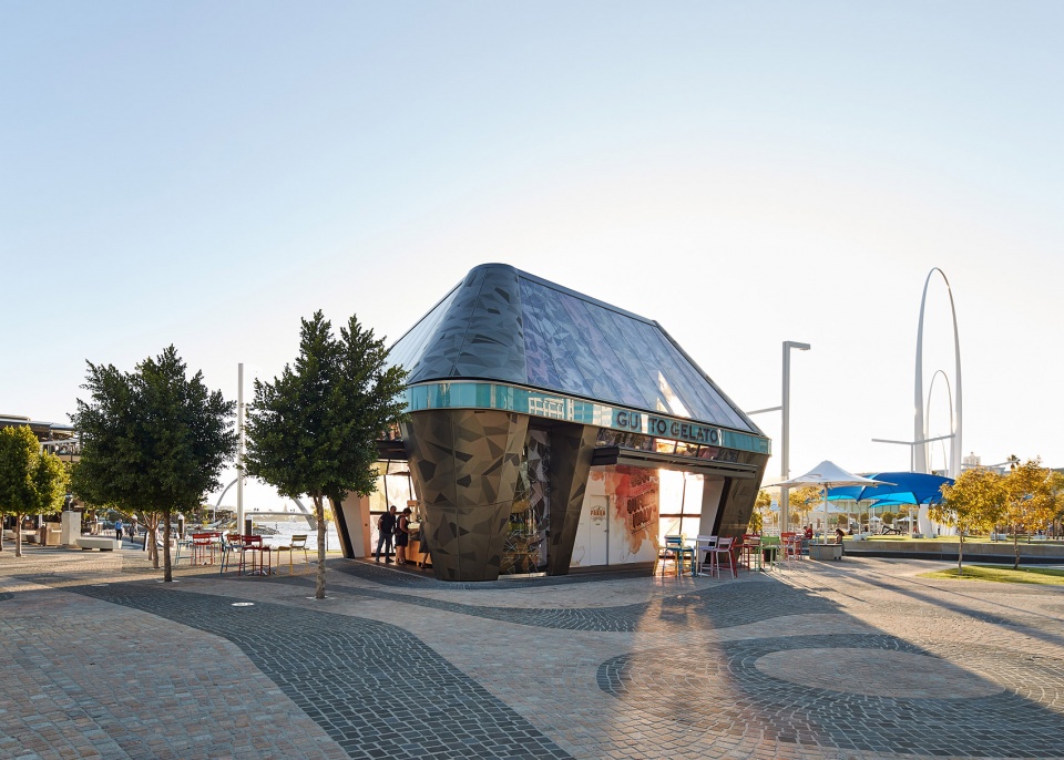 Elizabeth Quay Gelato Kiosk iph architects