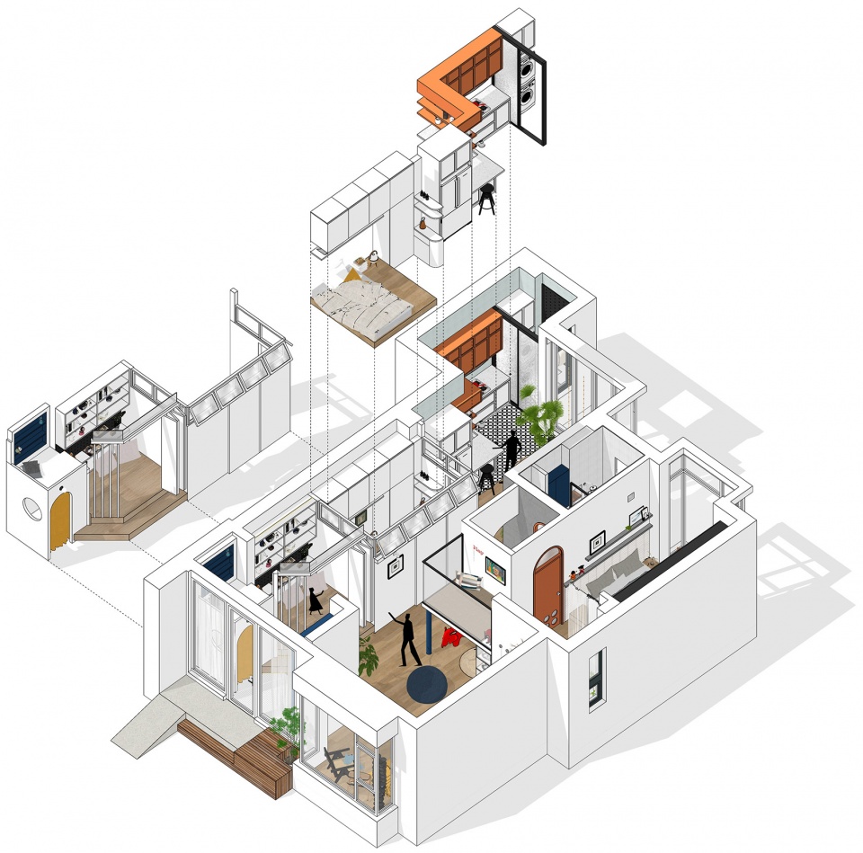 A Carefree Home without Any Rule SZCX Design