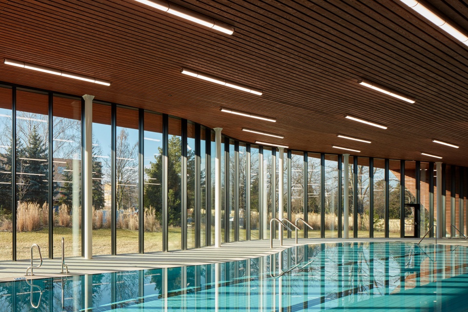 Louny Municipal Swimming Hall by dkarchitekti