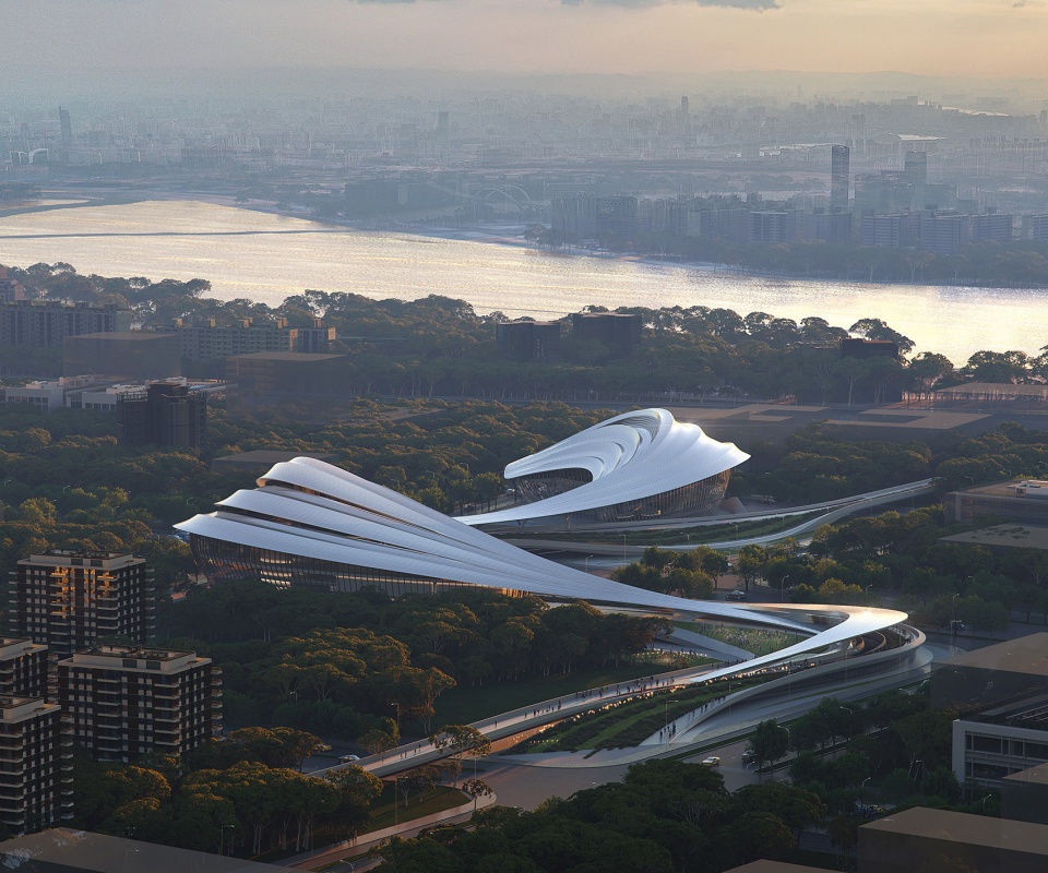 Jinghe New City Culture Art Centre ZHA