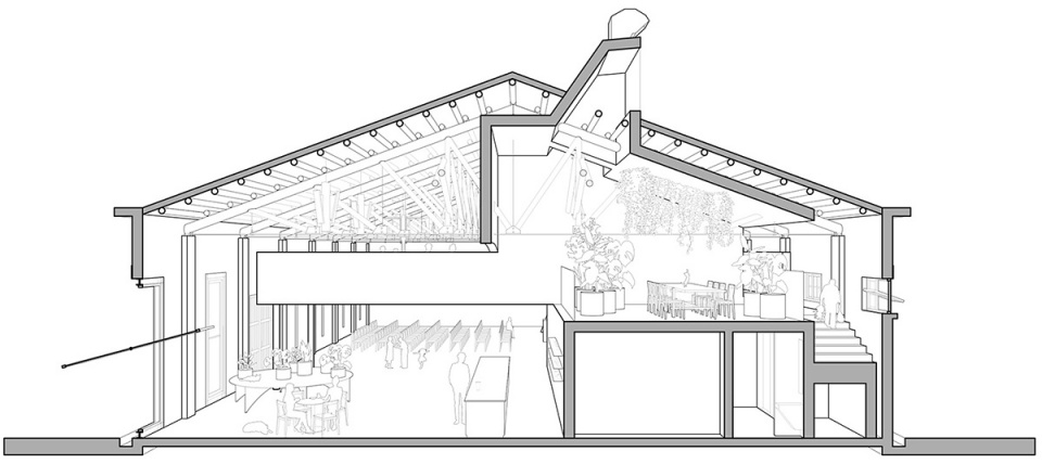 bonbon town sugar hall renovation by guo ban er