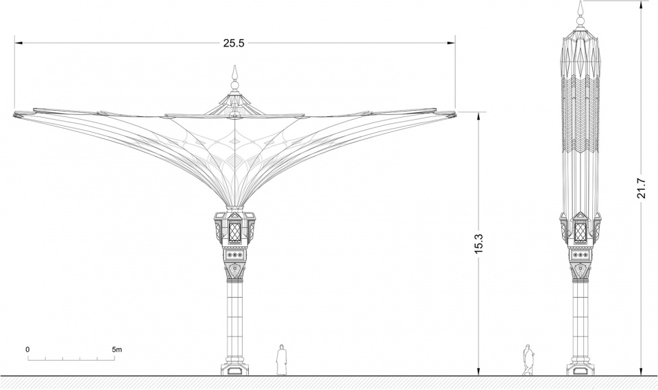 Madinah Piazza Shading Project SL Rasch