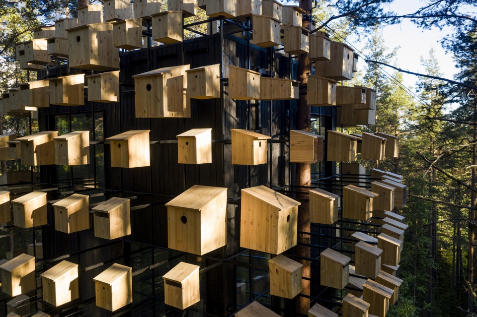 biosphere at treehotel sweden by big