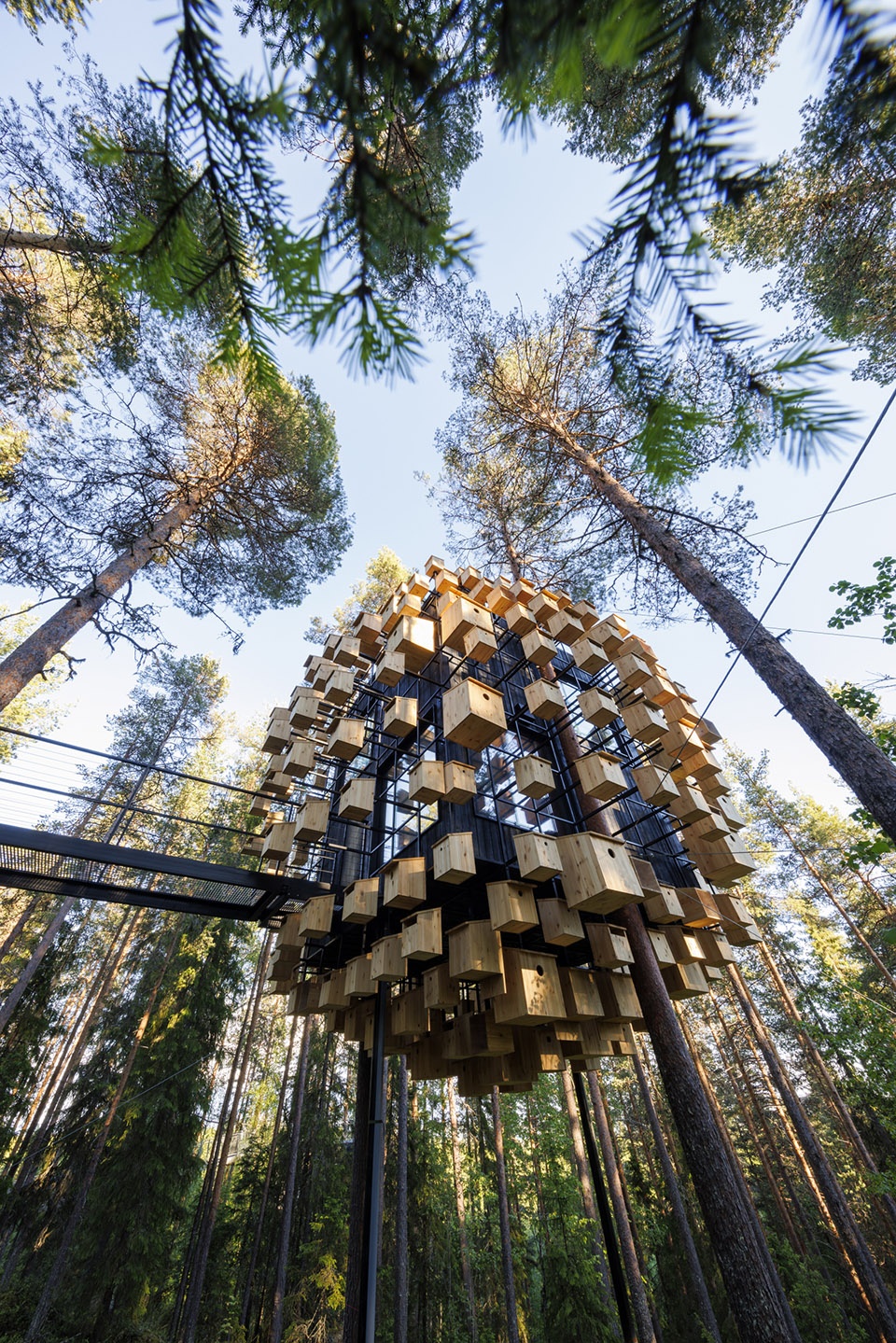 biosphere at treehotel sweden by big