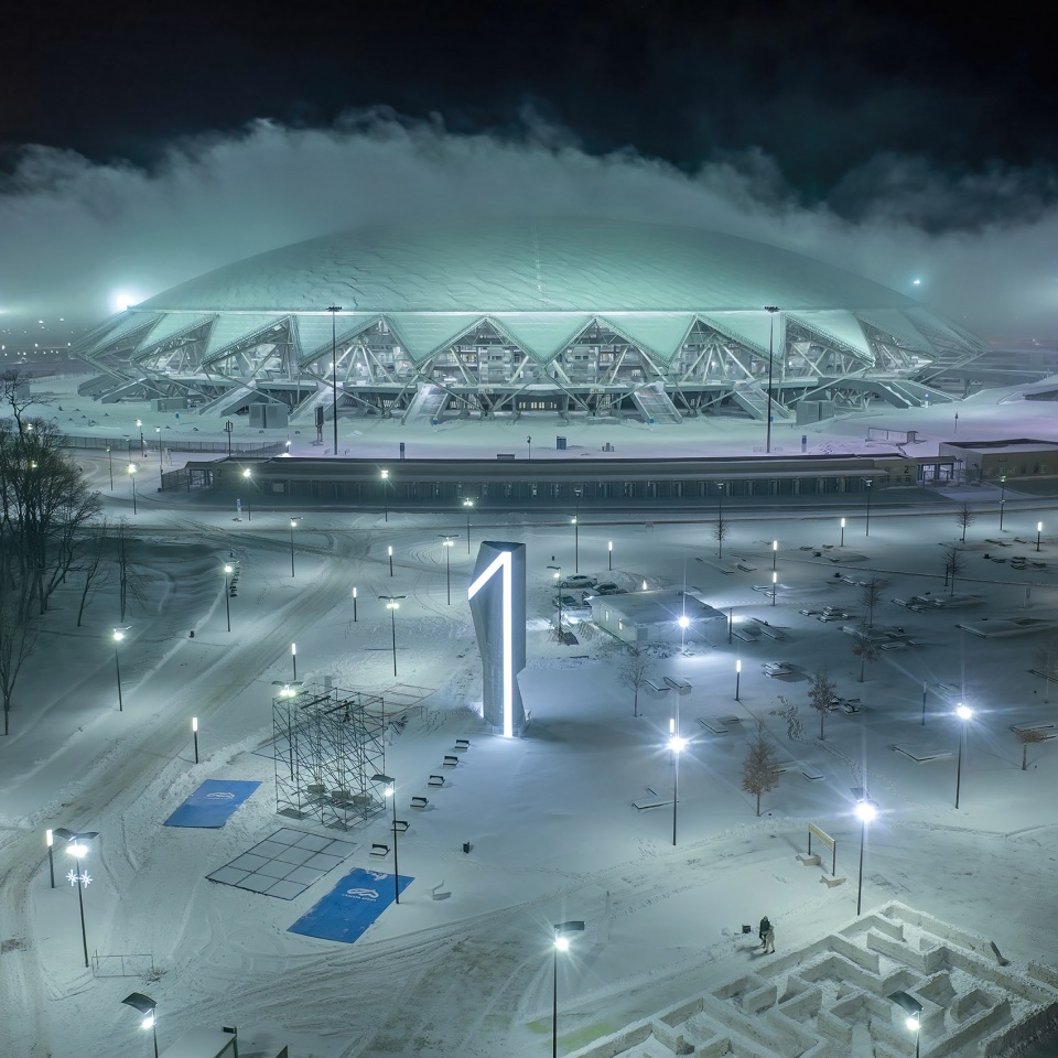 Football Stadium Samara Arena PI ARENA