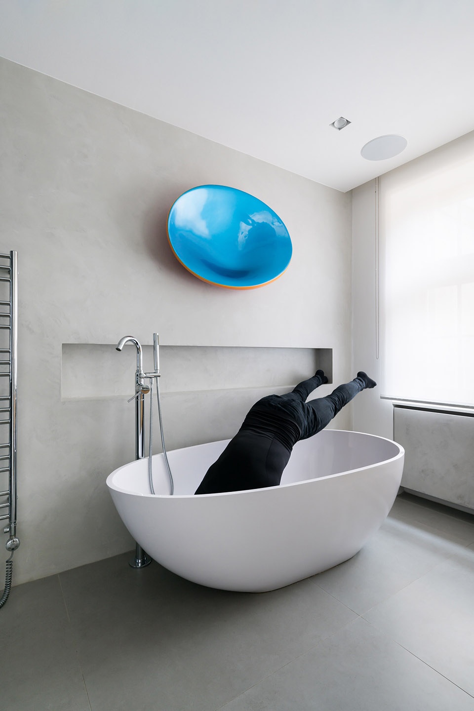 art maisonette in letna prague by este architekti