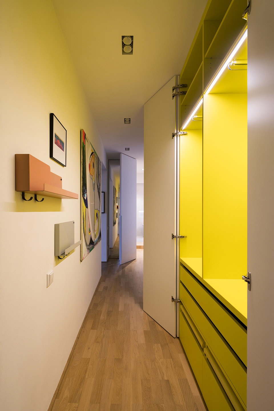 art maisonette in letna prague by este architekti