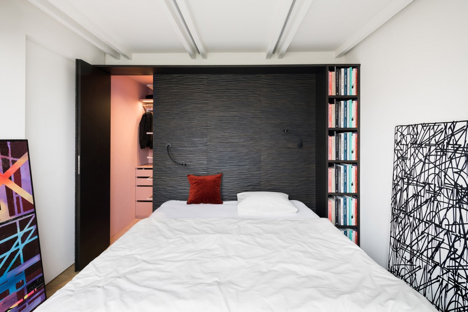 art maisonette in letna prague by este architekti