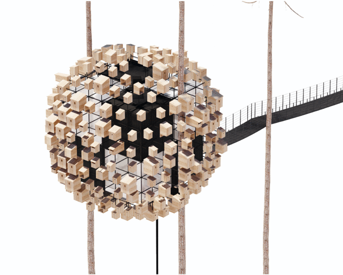 biosphere at treehotel sweden by big