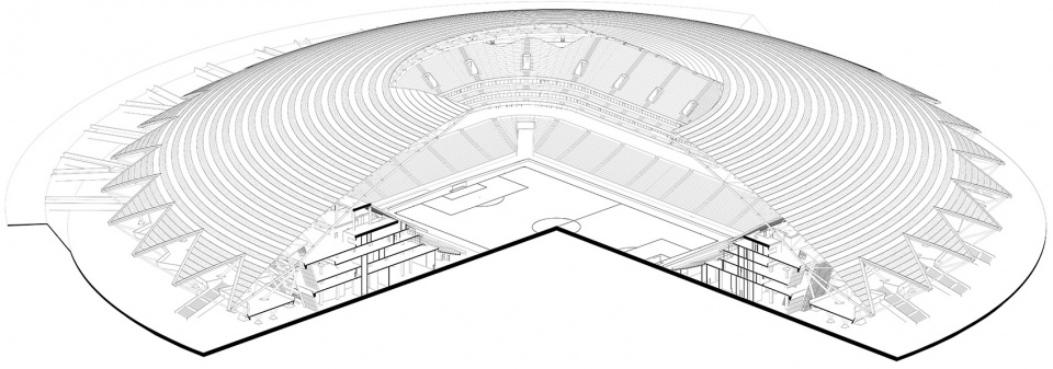 Football Stadium Samara Arena PI ARENA