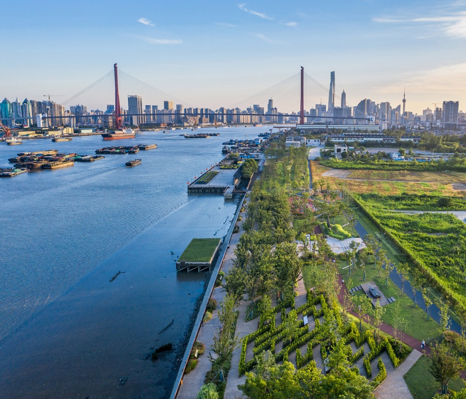 yangpu riverside public space shanghai no 12 cotton mill by da landscape