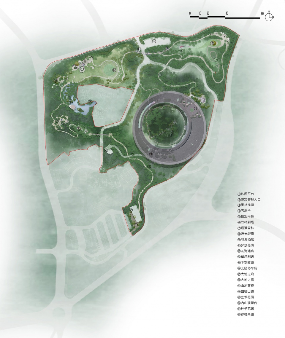 Spaceship Miracle an immersive outdoor game scene in Chongqing by WTD