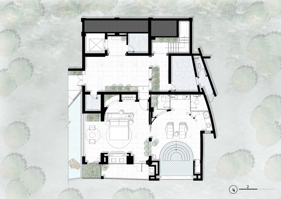 full moon dali qinglv fuyun house design by usual studio