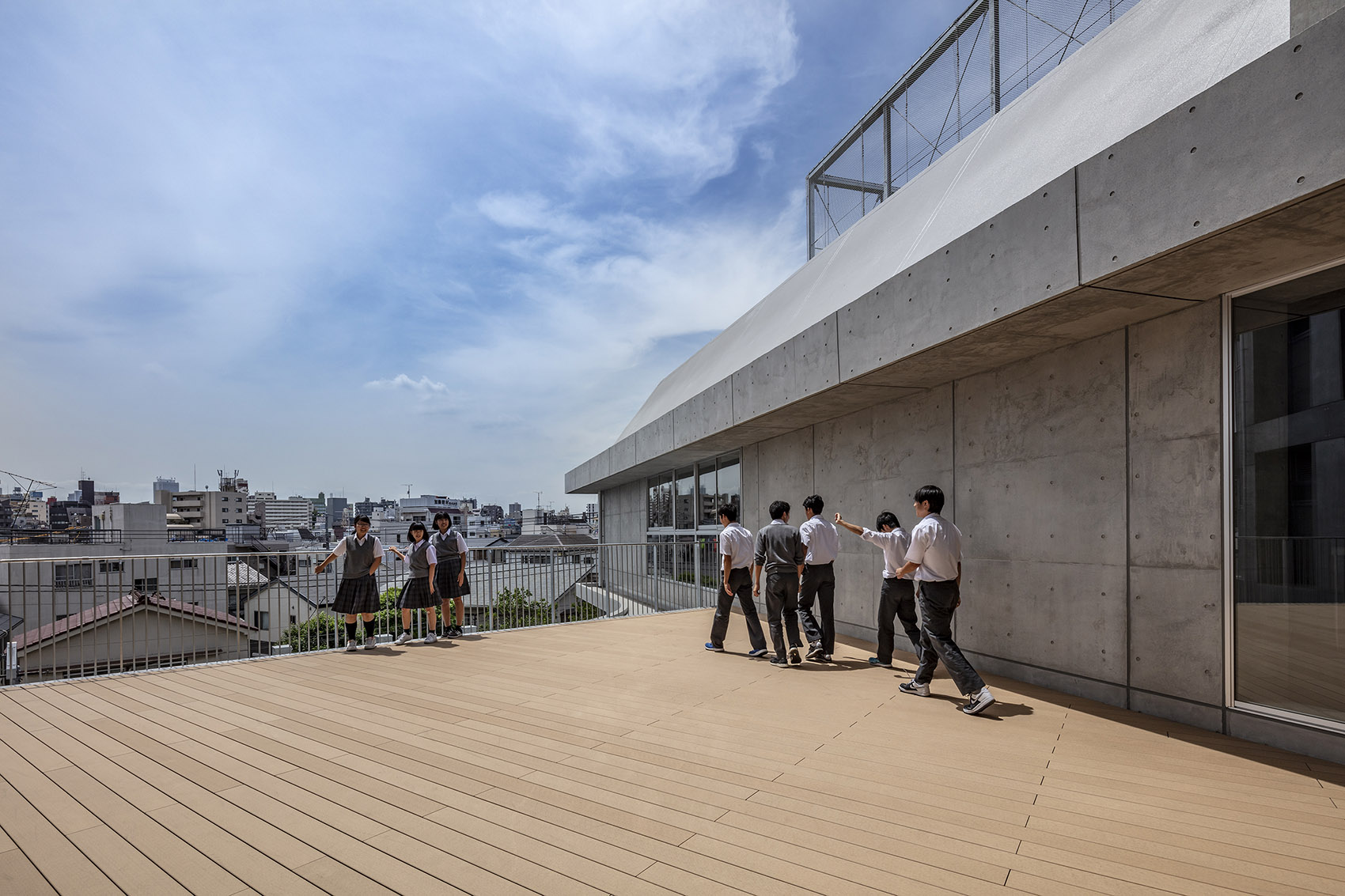 Tabata Junior High School by Coelacanth K H Architects Inc