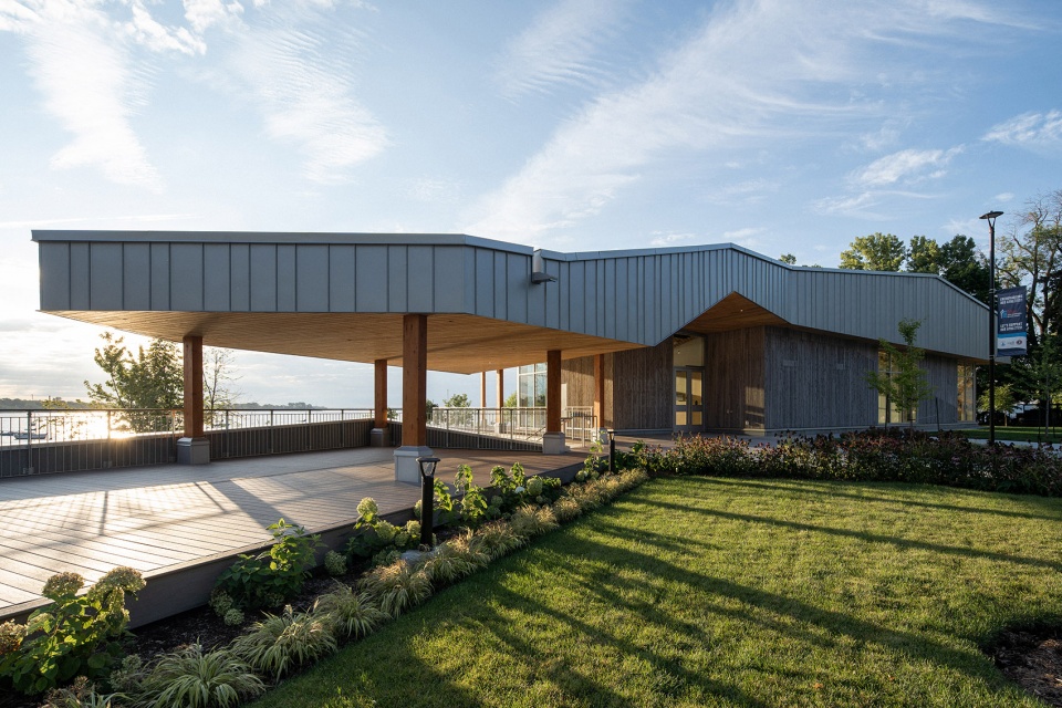 Baie de Valois Nautical Centre by ADHOC Architectes Prisme Architecture