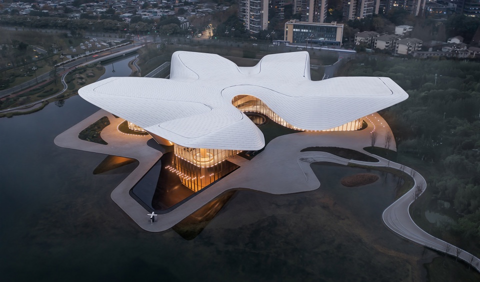 chengdu tianfu art gallery by china southwest architectural design and research institute corp