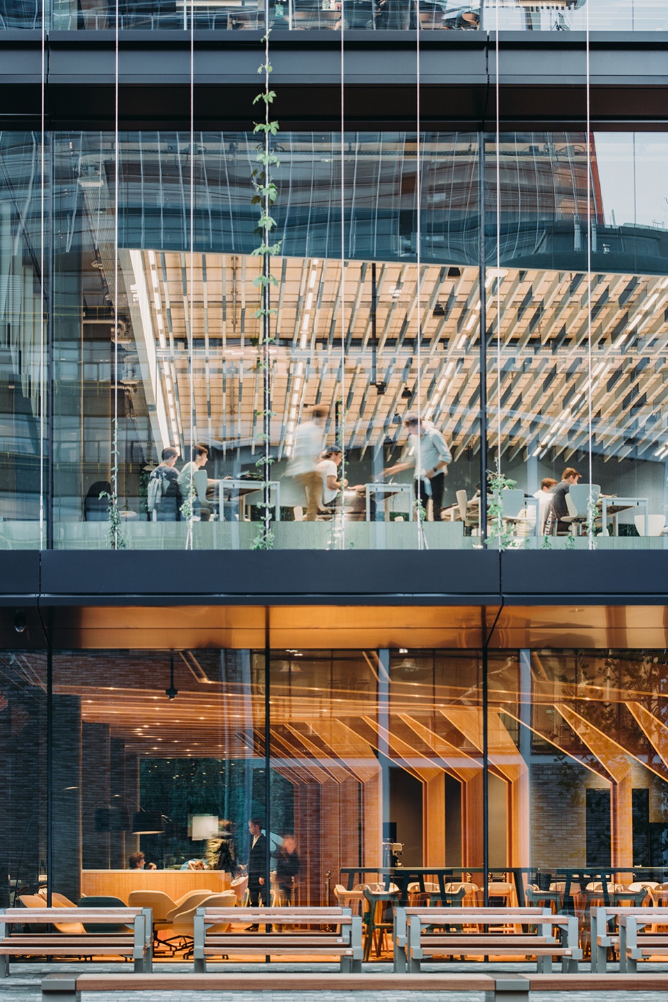 unstudio completes echo at tu delft