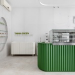 Green Blood抹茶咖啡店，巴西 / Studio Guilherme Garcia