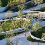 Zibo High-tech District Cultural & Sports Park, China by GVL Design Group