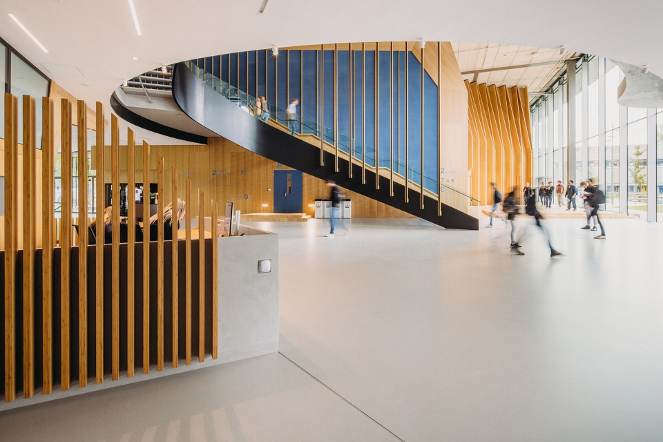 unstudio completes echo at tu delft