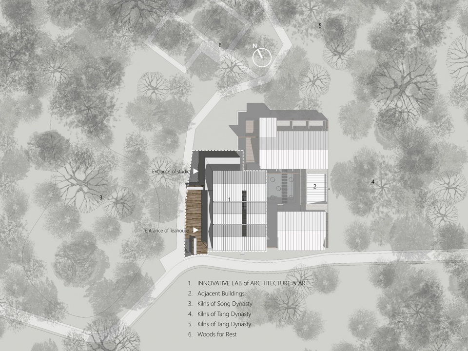 the innovative lab of architecture art in qiongyao relic park by clab