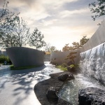 Zibo High-tech District Cultural & Sports Park, China by GVL Design Group