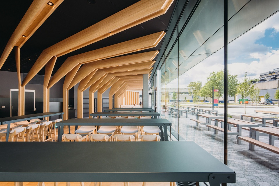 unstudio completes echo at tu delft
