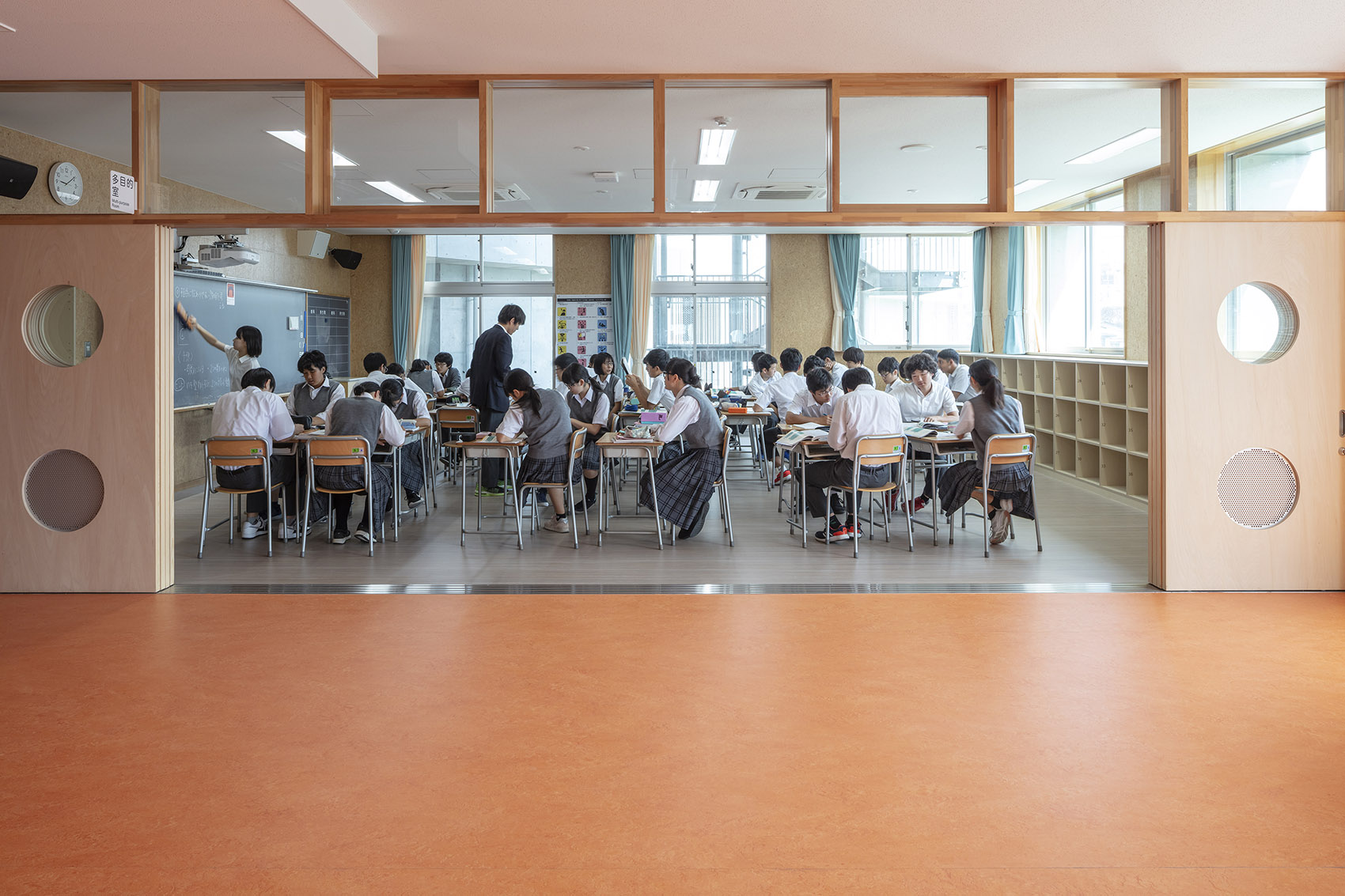 Tabata Junior High School by Coelacanth K H Architects Inc