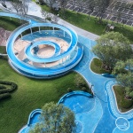 Zibo High-tech District Cultural & Sports Park, China by GVL Design Group