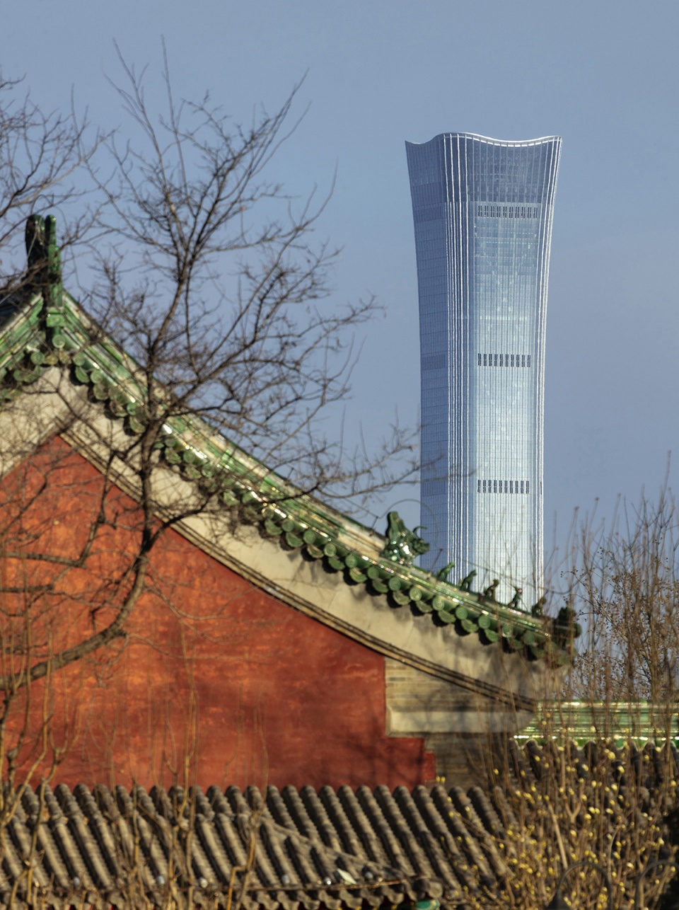 kpf designed citic tower becomes beijings tallest building