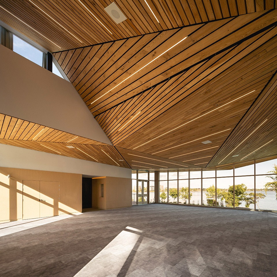 Baie de Valois Nautical Centre by ADHOC Architectes Prisme Architecture