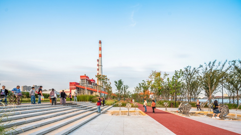yangpu riverside public space shanghai no 12 cotton mill by da landscape