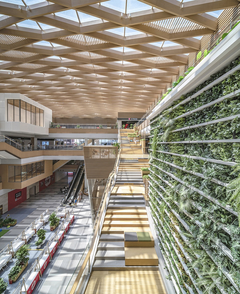 interior design changan mills shopping plaza by hongshi design