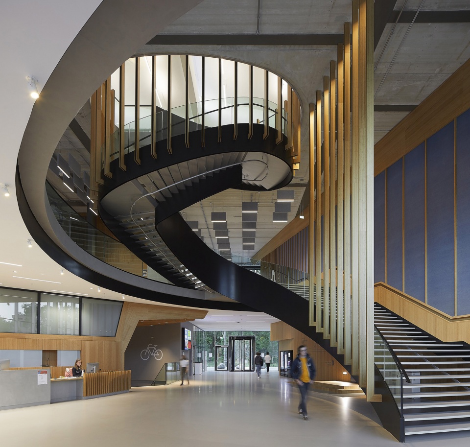 unstudio completes echo at tu delft