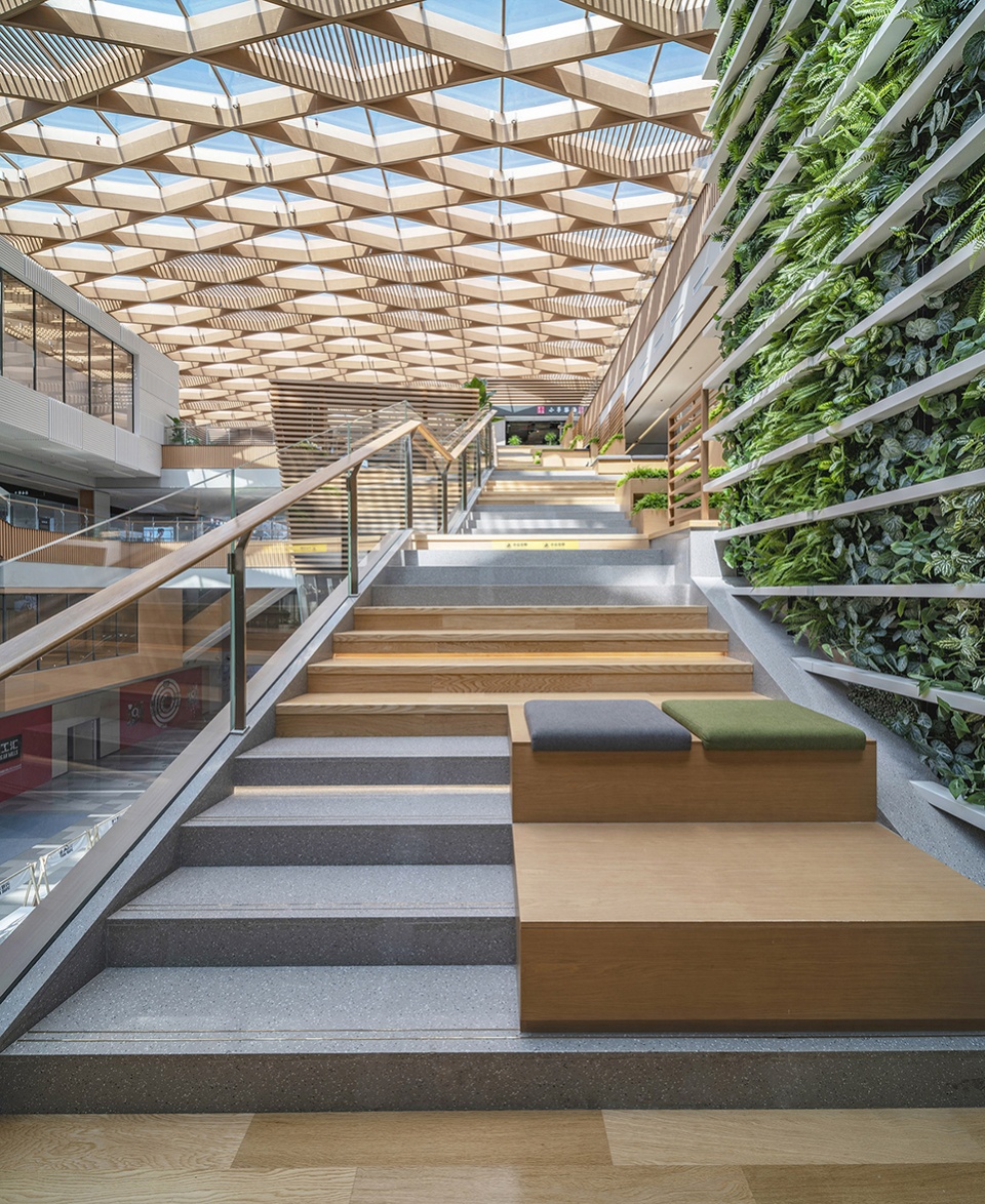 interior design changan mills shopping plaza by hongshi design