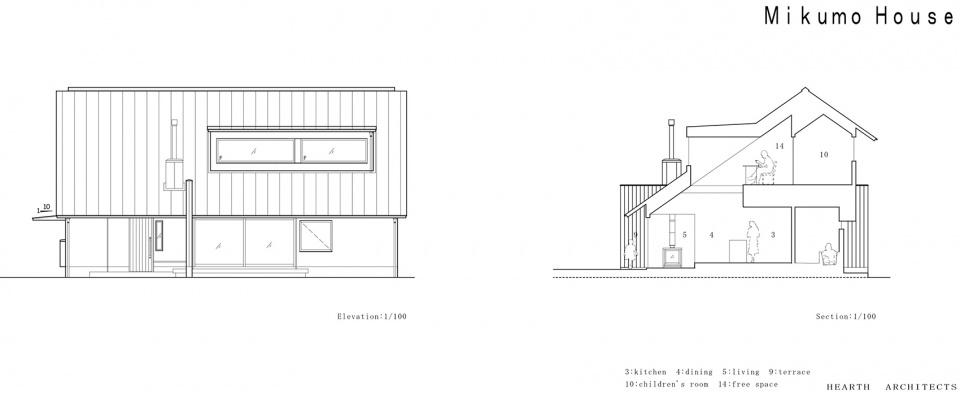 mikumo house by hearth architect