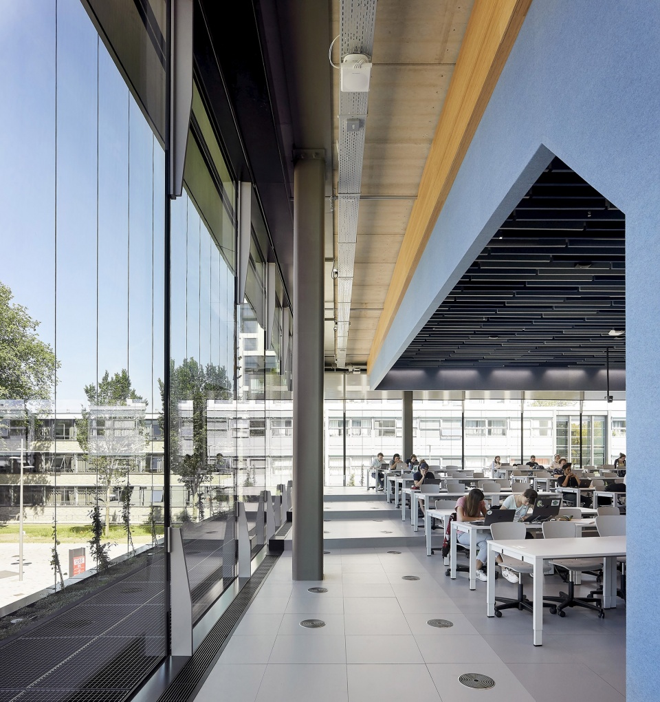 unstudio completes echo at tu delft