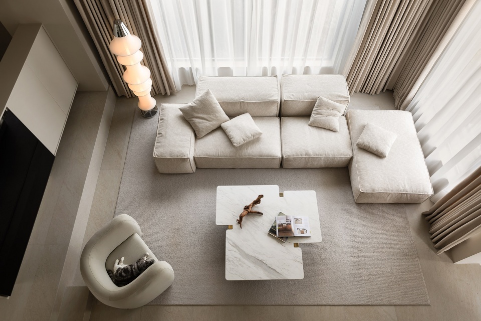Interior design of a villa in Zhejiang by Chen You design