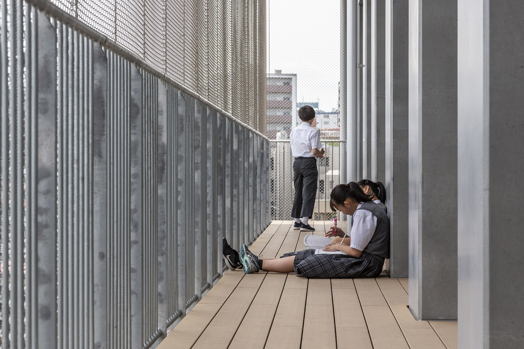 Tabata Junior High School by Coelacanth K H Architects Inc
