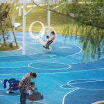 Zibo High-tech District Cultural & Sports Park, China by GVL Design Group