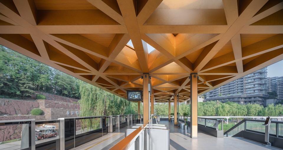 renovation of qujiang sightseeing lrt line stations by ddb architects shanghai
