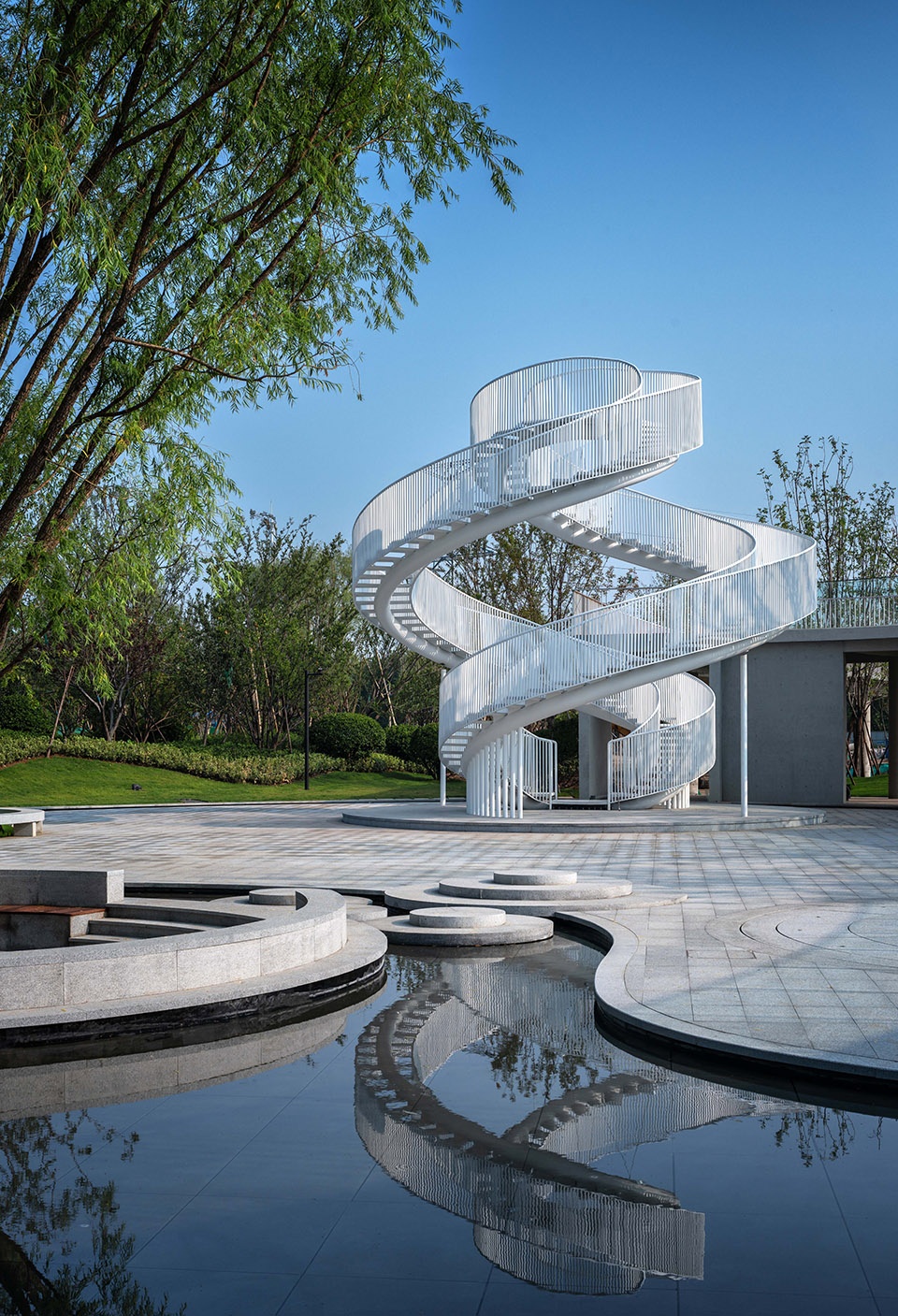 Zibo High tech District Cultural Sports Park China by GVL Design Group