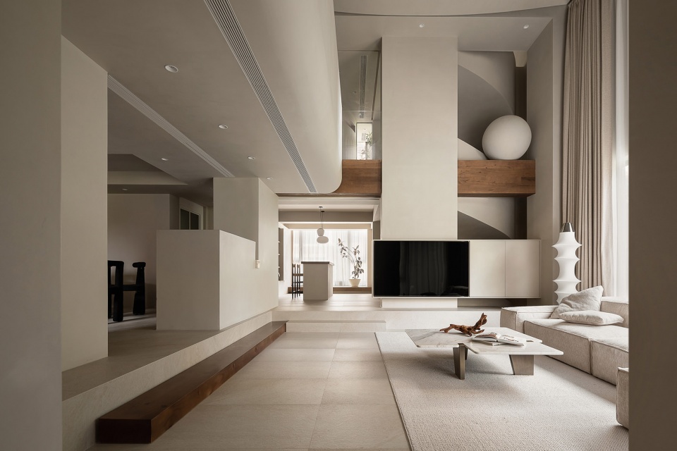 Interior design of a villa in Zhejiang by Chen You design