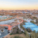 Zibo High-tech District Cultural & Sports Park, China by GVL Design Group